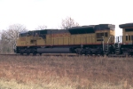 UP 8080 leading an EB coal train